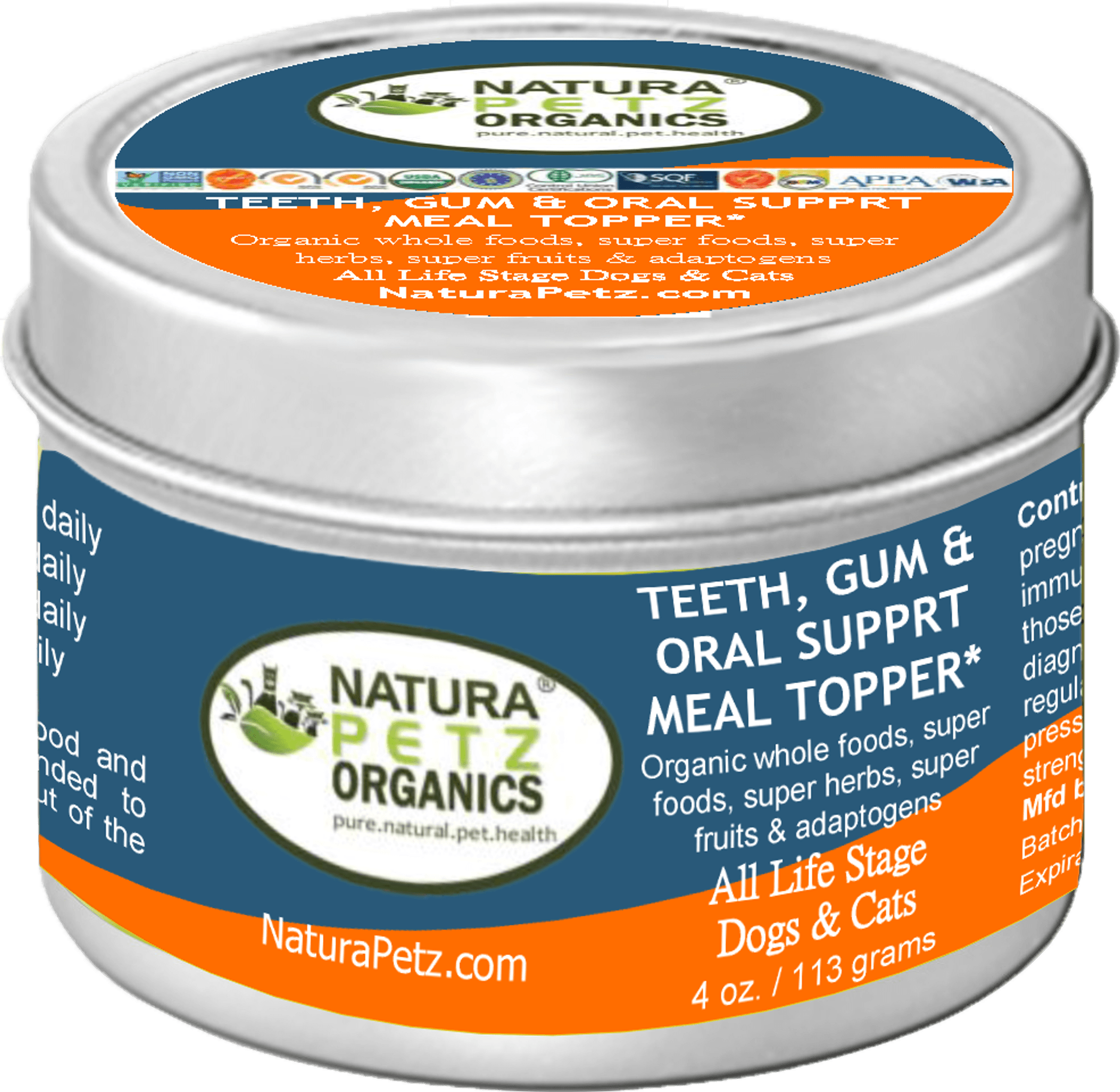 Premium Dental Health Meal Topper for Pets