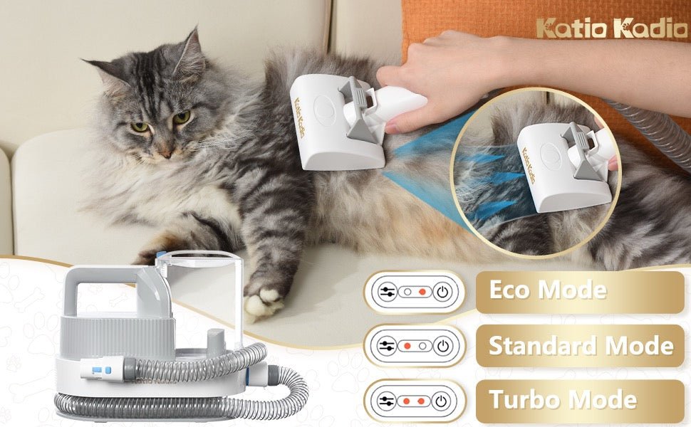 5 - in - 1 Pet Grooming & Vacuum Kit – Trim, De - Shed & Clean with No Mess! - Noble Nose