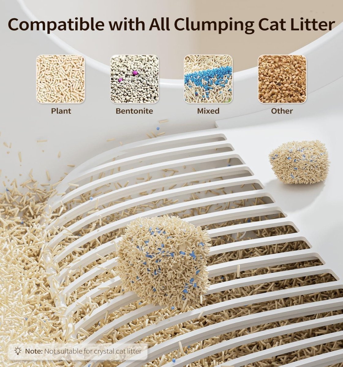 60L Automatic Cat Litter Box – Self - Cleaning, App - Controlled & Deodorizing - Noble Nose
