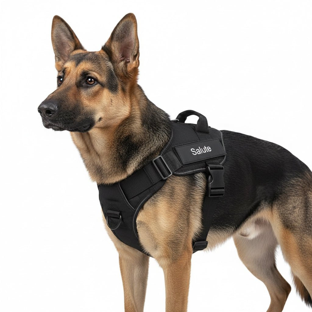 Noble Nose™ Personalized No-Pull Dog Harness – Safe, Comfy & Reflective with Custom Name Patch