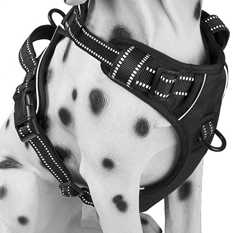 Customised Luxury Breathable Reflective Dog Harness – No - Pull, Adjustable Fit - Noble Nose