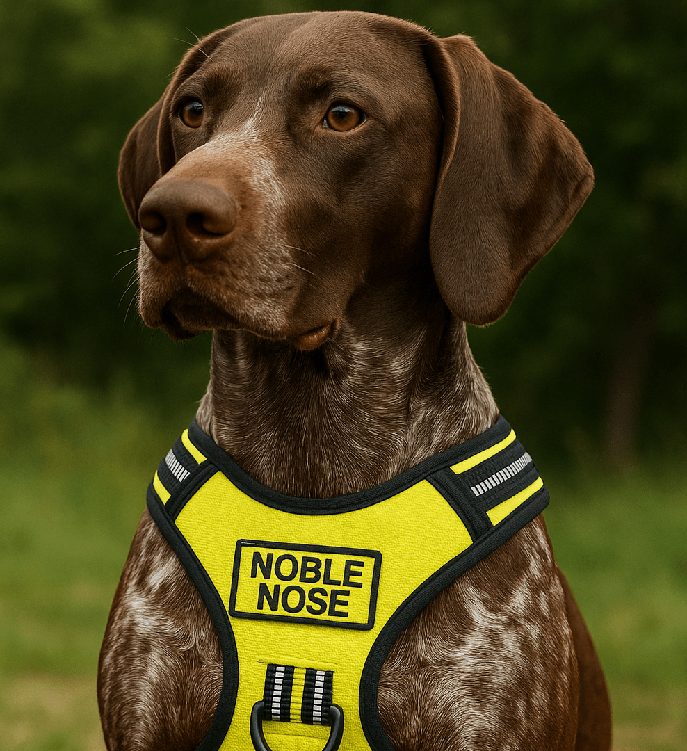 Customised Luxury Breathable Reflective Dog Harness – No - Pull, Adjustable Fit - Noble Nose