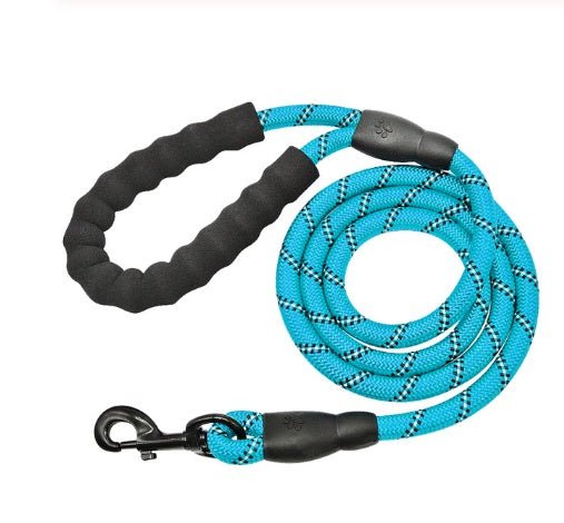 Noble Nose Premium Reflective Anti - Slip Dog Leash – Strong, Comfortable Foam Handle & Heavy - Duty Hook - Noble Nose