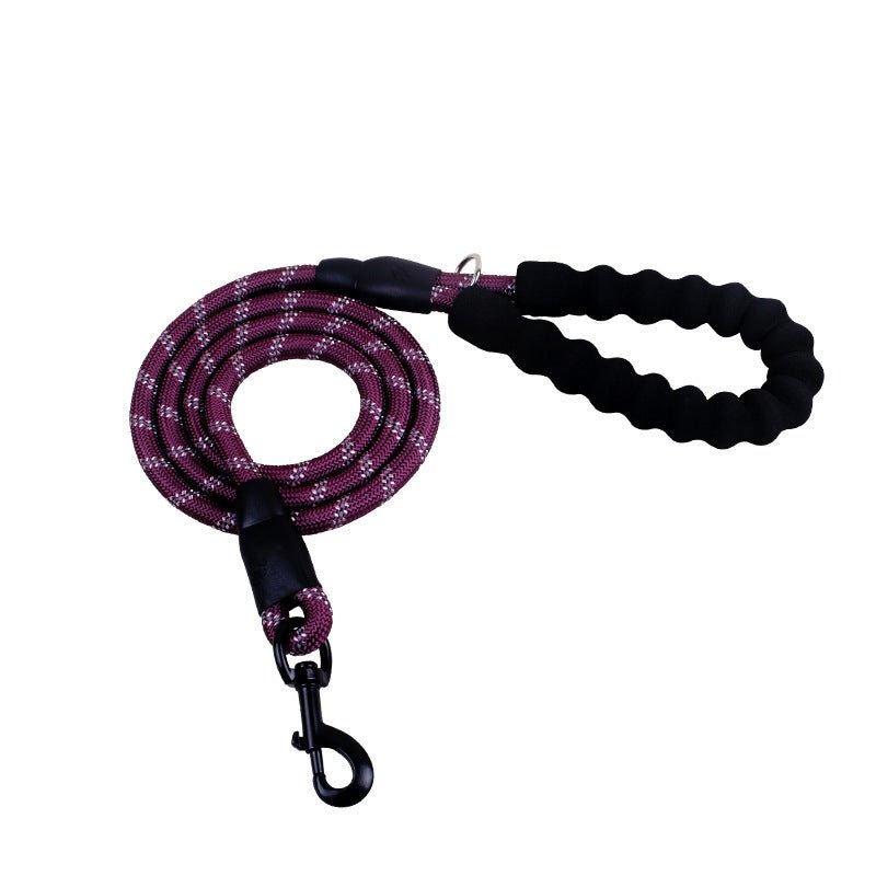 Noble Nose Premium Reflective Anti - Slip Dog Leash – Strong, Comfortable Foam Handle & Heavy - Duty Hook - Noble Nose