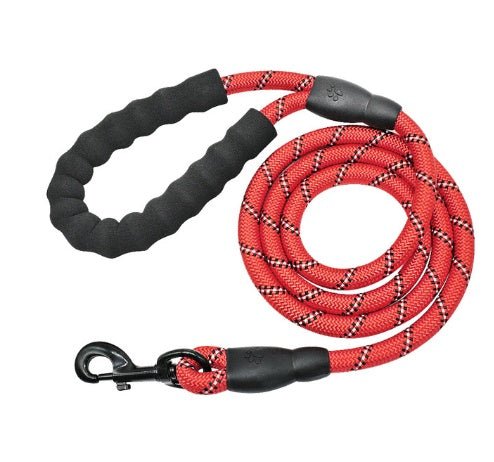 Noble Nose Premium Reflective Anti - Slip Dog Leash – Strong, Comfortable Foam Handle & Heavy - Duty Hook - Noble Nose
