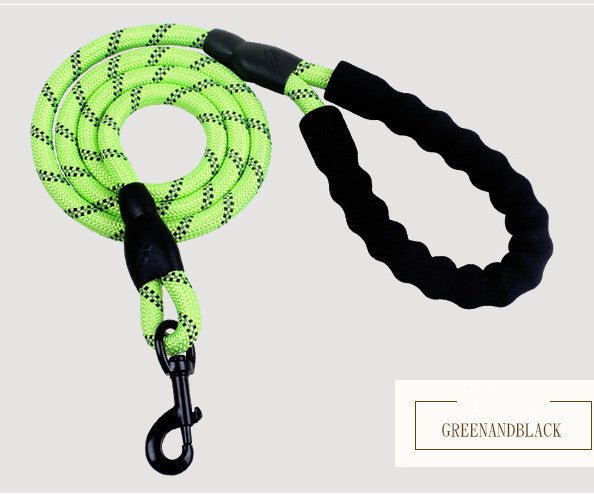 Noble Nose Premium Reflective Anti - Slip Dog Leash – Strong, Comfortable Foam Handle & Heavy - Duty Hook - Noble Nose