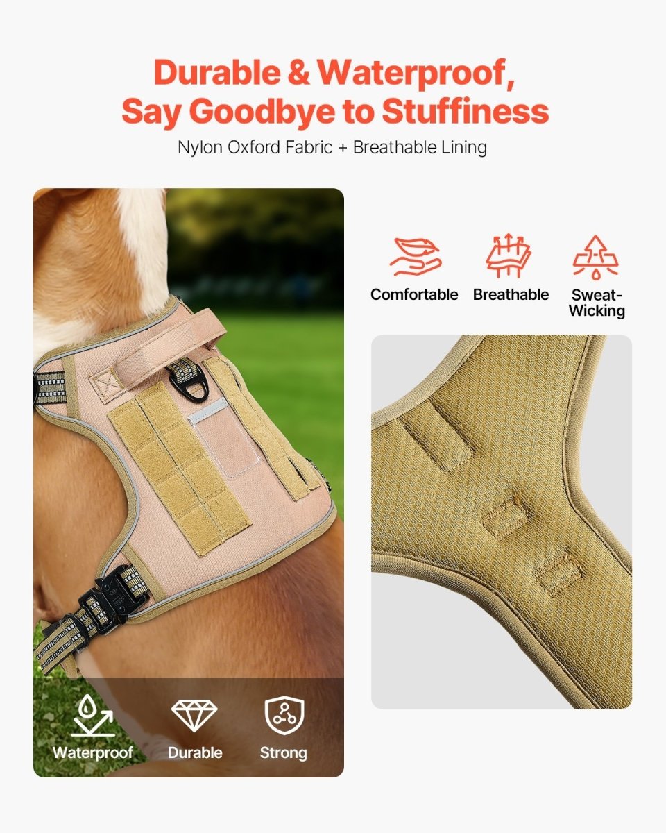 Noble Nose™ Tactical No - Pull Dog Harness – Adjustable Comfort Vest for Large Breeds - Noble Nose