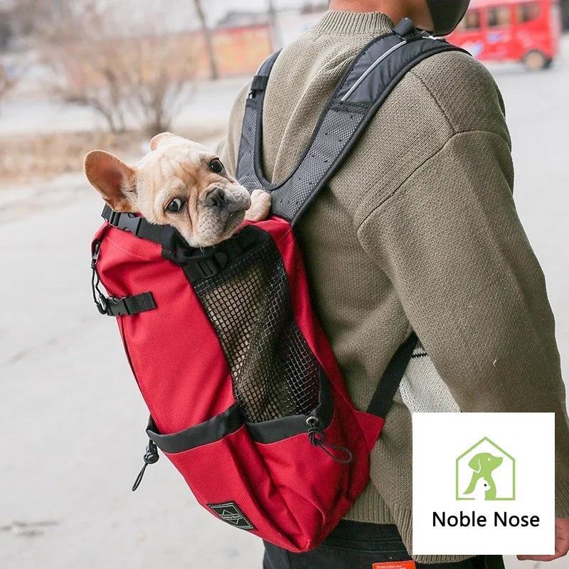 Pet Dog Carrier Bag Carrier For Dogs Backpack Out Double Shoulder Portable Travel Backpack Outdoor Dog Carrier Bag Travel