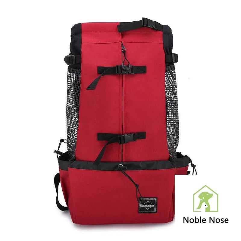 Pet Dog Carrier Bag Carrier For Dogs Backpack Out Double Shoulder Portable Travel Backpack Outdoor Dog Carrier Bag Travel