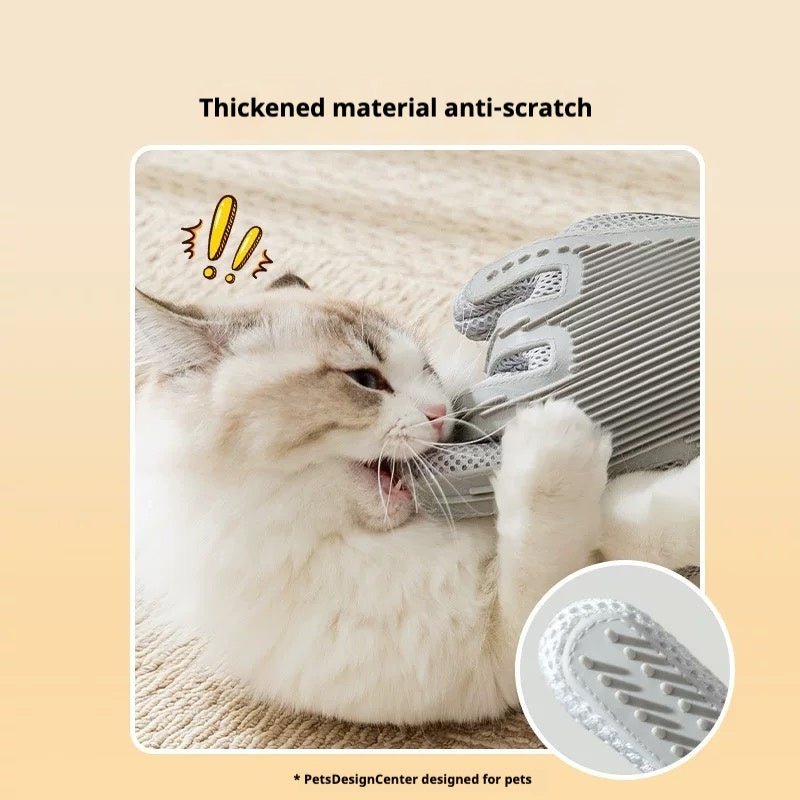 Pet Grooming Gloves – Cat &amp; Dog Hair Removal Brush - Noble Nose