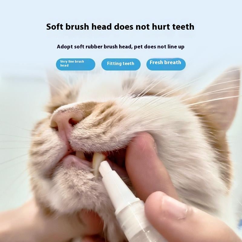 Pet Toothbrush Pen Teeth Cleaning Tools Breath Pet - Noble Nose