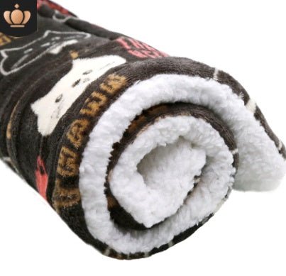 Ultra - Soft Pet Blanket – Coral Cashmere Warm Mat for Puppies, Dogs & Cats | Noble Nose - Noble Nose