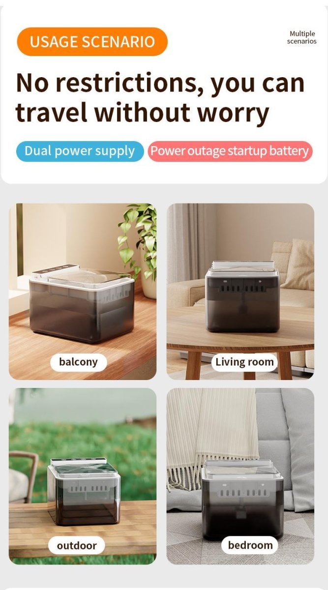 Wireless Stainless Steel Pet Water Fountain – 3L / Ultra Quiet - Noble Nose