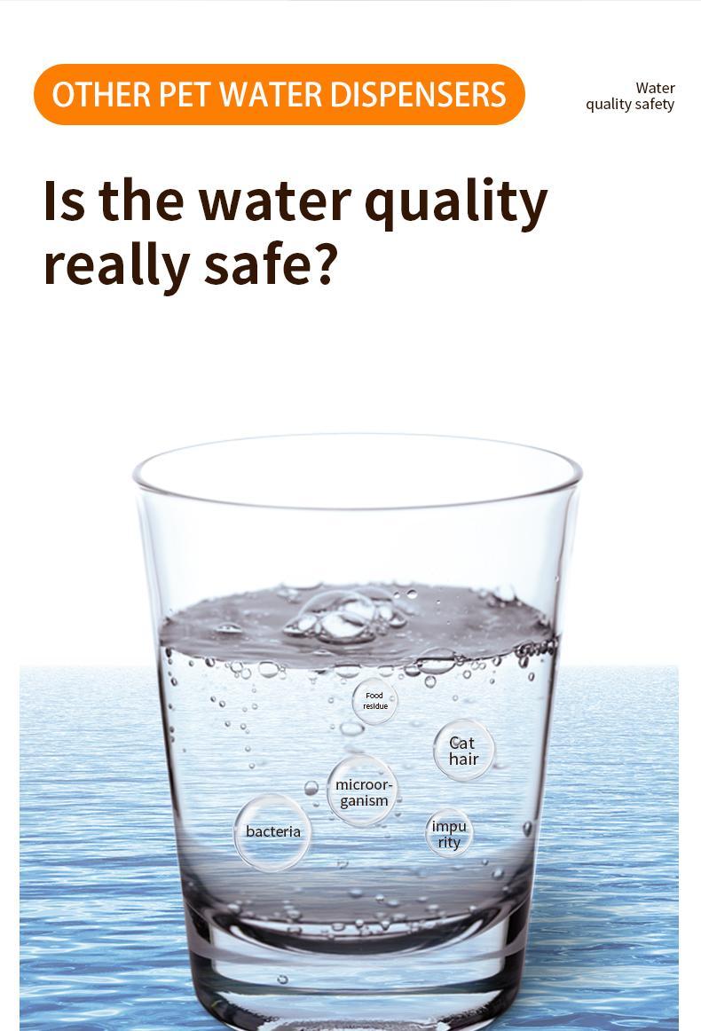 Wireless Stainless Steel Pet Water Fountain – 3L / Ultra Quiet - Noble Nose